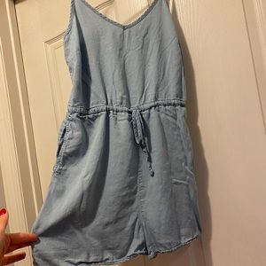 Thin, spaghetti strapped romper, size medium